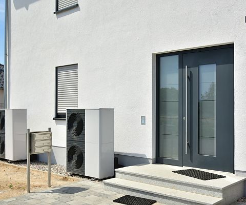 Grafika Powietrzne pompy ciepła